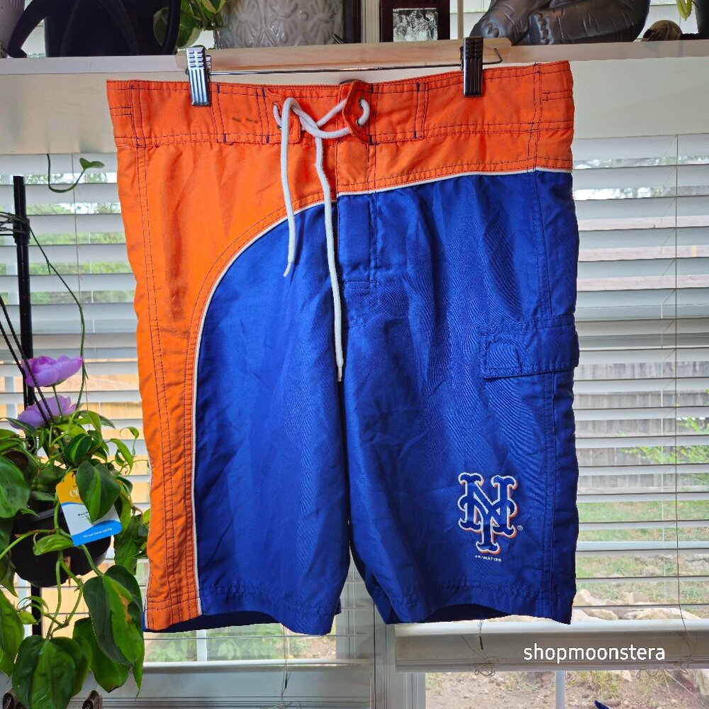 New York Mets Swim Trunks Board Shorts G-III Sports 2008 Size M